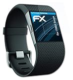 atFoliX Schutzfolie kompatibel mit Fitbit Surge Folie, ultraklare FX Displayschutzfolie (3X)