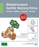 Bildwörterbuch Sanitär, Heizung, Klima: Deutsch Englisch Arab