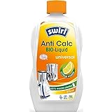 Swirl Anti Calc Bio-Liquid Universal (375ml) mit Citrus Power | Flüssigentkalker reinigt Kaffeemaschinen, Kaffeevollautomaten, Padmaschinen, Wasserkocher, Bügeleisen, Waschmaschinen und Spü