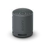 Sony SRS-XB100 - Kabelloser Bluetooth-Lautsprecher, tragbar, leicht, kompakt, Outdoor, Reise, langlebig, IP67 wasser- und staubdicht, 16 Std Akku, Trageriemen, Freisprechfunktion, schw