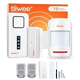 tiiwee Home Alarm System Kit X1 XLPIR - Alarmanlage mit 2 Fenster- oder Tuer Sensoren, 1 Bewegungsmelder und 2 Fernbedienungen - Erweiterb