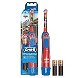 Oral-B Kids Batteriebetriebene Zahnbürste Mit Figuren Aus Disney Cars Oder Disney Prinzessin, 1 Handstück, 1 Aufsteckbürste, 2 B