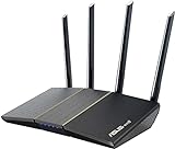 Asus Rt-Ax57 Wireless Router Gigabit Ethernet Dual-Band, W128291859 (Gigabit Ethernet Dual-Band (2,4 GHz/5 GHz) Black)