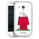 DeinDesign Hard Case kompatibel mit Samsung Galaxy S3 Mini Schutzhülle transparent Smartphone Handy Hülle Snoopy Offizielles Lizenzproduk