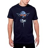 DJ Yoda T-Shirt für Star Wars Fans blau - XXL
