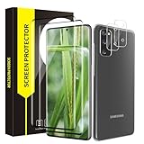 Bodyguard Schutzfolie für Panzerglas für Samsung Galaxy S20 Plus 5G Schutzglas, 2+2 Displayfolie+Kameraschutz, 9H Härte Kratzfest, Volle 3D Blasenfrei, HD Hohe Empfindlichkeit S20 Plus Display