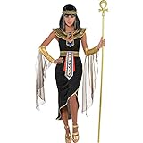 amscan 847815 Ägyptische Königin Kostüm für Erwachsene Damen Kleidergröße 36-38