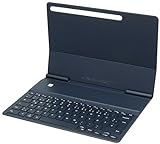 Samsung Book Cover Keyboard Slim EF-DT730 für das Galaxy Tab S7+ | Tab S7 FE, Black, 12,4 Z