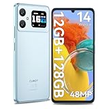 CUBOT A20 Smartphone Ohne Vertrag Android 14,6.8'' HD+ Octa-Core 90Hz Günstig Handy,12GB+128GB/1TB Erweiterbar Dual SIM 4G Simlockfreie Handys,48MP+16MP,5100mAh,1,83'' Rückbildschirm,OTG-B