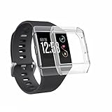 Generisch Displayschutz kompatibel mit Fitbit Ionic | Smartwatch | Fitnesstracker | Silikonhülle | UltraSlim | Schutzhülle| Case | Bump
