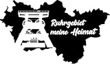 Wandtattoo: 'Ruhrgebiet' – Der Pott //Farbe und Größe (Beige - 775 mm x 450 mm)
