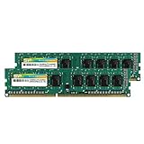 Silicon Power DDR3 16GB (2 x 8GB) 1600MHz (PC3 12800) 240-pin CL11 1.35V Unbuffered UDIMM PC Computer Desktop Memory Module Ram Upg