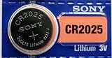 2PC Sony CR2025 2025 Lithium 3 V Armbanduhr Knopfzell-B