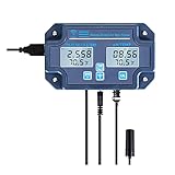 Jikoiuty Digitaler 6-In-1-Wasseranalysator PH/EC/TDS/Salz/Bruttogewicht/Temperaturaufzeichnung Online-WiFi-WasserqualitäTsmonitor (EU)