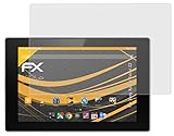 atFoliX Panzerfolie kompatibel mit Sony Xperia Tablet Z2 Schutzfolie, entspiegelnde und stoßdämpfende FX Folie (2X)
