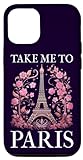 Hülle für iPhone 13 Pro Take My To Paris Eiffelturm Pink France Paris S