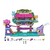 Polly Pocket HHJ06 - Pollyville Tierparty Baumhaus Spielset mit 2 Figuren und Zubehör, Spielzeug für Kinder ab 4 J