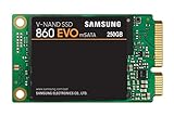 Samsung MZ-M6E250BW 860 EVO mSATA 250 GB SATA mSATA Interne SSD Schw