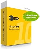 REINER timeCard (v. 10) - Abonnement-Lizenz (1 Jahr) - 10 Mitarb