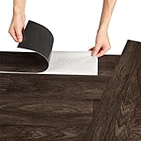 neu.holz Vinylboden Vanola Laminat Selbstklebend rutschfest Antiallergen Bodenbelag PVC-Platten 0,975 m² Dark Wood Weng