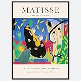 KSHAO ATHQW Henri Matisse Wandbild 'Matisse', Poster, modernes Leinwandbild, Matisse-Drucke für Wohnzimmer, Dekoration, Wandbild, 50 x 70 cm, ohne R