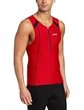 Zoot Sports Herren Performance Tri Tank Top, Unisex-Erwachsene Herren, Zoot Red/Black, M