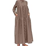 MODSGUE Reisebademantel Leicht Damen Muslim Kaftan Bronzing Thermohemd Festlicher Kleidung Dubai Party Kleider Volle Länge Gewandhemd Langarm Robe Anzug