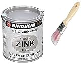 Flüssig-Zink 125 ml Dose Farbe: silber inkl. 1 Pinsel zum Auftragen von E-Com24
