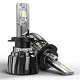 TUINCYN H3 Halogen Lampe Auto, 400% Helligkeit 80W 12V 1,6000LM 6000K Xenon Weiß H3 Abblendlicht Halogen-Scheinwerferlampe Glühbirne. 2 STÜC