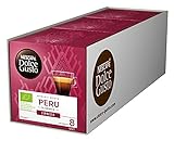 NESCAFÉ Dolce Gusto Peru Espresso 36 Kaffeekapseln (100% biologischer Anbau, Hochland Arabica Bohnen, Charaktervoller Espresso, Absolut Origin, Aromaversiegelte Kapseln), 3er Pack (3x12 Kapseln)
