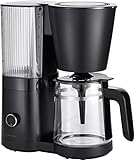 ZWILLING ENFINIGY Filterkaffeemaschine mit 1.5l Glaskanne, Kaffeemaschine mit Edelstahl-Boiler, Blooming & smarter Entkalkerfunktion, Kunststoff, Schw
