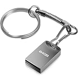 USB Memory Stick 64GB, Memory Stick 64GB Mini USB Flash Drive 64GB Portable Pen Drive Externer Memory Stick mit Schlüsselanhänger für PC/Laptop/Auto etc(Grau)