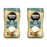 NESCAFÉ GOLD Typ Latte, Getränkepulver aus löslichem Bohnenkaffee, kräftiger Geschmack & intensives Aroma, koffeinhaltig, 2er Pack (1 x 250g)