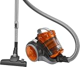Clatronic 271719 BS 1302 Staubsauger 700W Beutellos, Zyklon-Technik, anthrazit/orange, Anthrazit/Orang