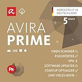 Avira Prime | 5 Geräte | Antivirus & Security | 1 Jahr | Aktivierungscode per E