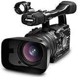 Canon XH A1 3-CCD HD-Camcorder (1,6 MP, 20-Fach opt. Zoom 7,1cm (2,8 Zoll) Display, Bildstabilisator) schw