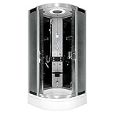 AcquaVapore Dampfdusche Duschkabine Sauna Dusche D58-53M2 90x90 cm ohne 2K Scheiben Versiegelung
