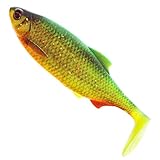 Westin Ricky The Roach 10cm 14g Shadtail - 2 Gummifische, Farbe:Firetiger R