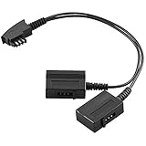 BestPlug 20cm Y Telefon-Kabel Adapter Verteiler Splitter Weiche universal, 1 Eingang: TAE-F Stecker männlich auf 2 Ausgänge: TAE-F Buchse Kupplung weiblich, Schw