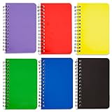 QiCheng Pocket Notebook Small Notepad Pocket Notepad Small Spiral Notebooks 7,6 x 12,7 cm (6-1)