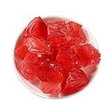 100 g natürliche Rohsteine, roter Kristall, for Aquarien und in der Aquariumdekoration, Ornamente for Heimdekorationszubehör JZIGTDEM (Size : 2-3cm 100g)