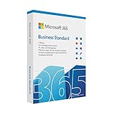 Microsoft 365 Business Standard |1 Nutzer, 5 PCs/Macs, 5 Tablets und 5 mobile Geräte | 1 Jahresabonnement | Box