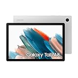 Samsung Galaxy Tab A8, Android Tablet, LTE, 7.040 mAh Akku, 10,5 Zoll TFT Display, vier Lautsprecher, 32 GB/3 GB RAM, in Silb