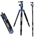 Zomei Tragbares Profi Stativ Einbeinstativ für Kameras DSLR DV Camcorder Carbon Fiber Tripod Z888C-B