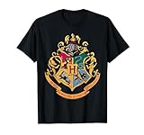 Harry Potter Hogwarts Crest Gold T-S