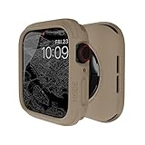 elkson Kompatibel mit Apple Watch 44 mm Bumper-Hülle, Quattro Serie Rugged Case für Apple Watch SE 2 und iWatch Serie 6 5 4, langlebige Schutzhülle in Militärqualität, flexibel, stoßfest, Hellb