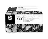 HP F9J81A Tintenpatrone, 729 Printhead Original,Farblos, black