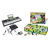 Alesis Melody 61 - Keyboard E-Piano für Anfänger mit Lautsprechern & Ravensburger 26424 - Sagaland - Gesellschaftsspiel für Kinder und Erw