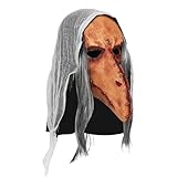 ZONEWD Plague Doctor Maskz Halloween Horror Crow Maskz Creepy Sewing Bird Latex Maskz Adult For Halloween Cosplay C