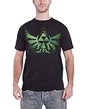 Nintendo T-Shirt -L- Grünes Zelda Logo, schw